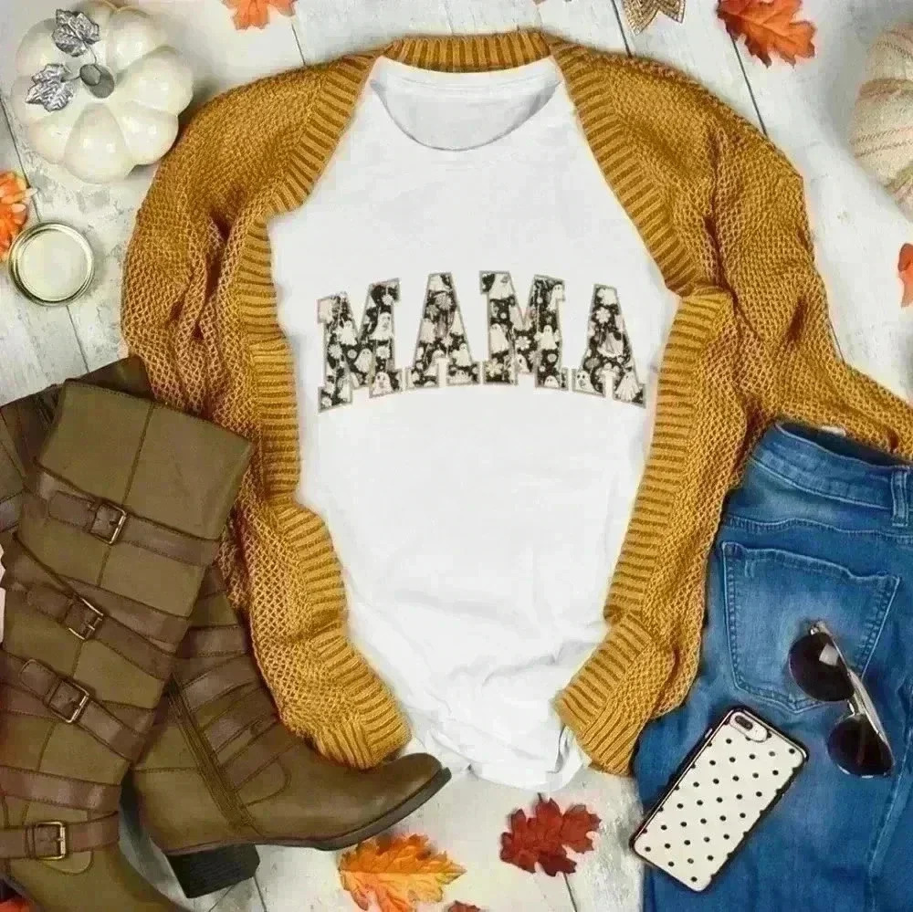 Nataly thyme mama grunge ghost tee shirt - Picture 2 of 2